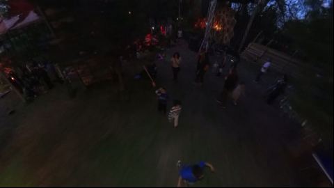 Evening Stroll Through the Festival Market